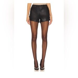 SNDYS leather shorts